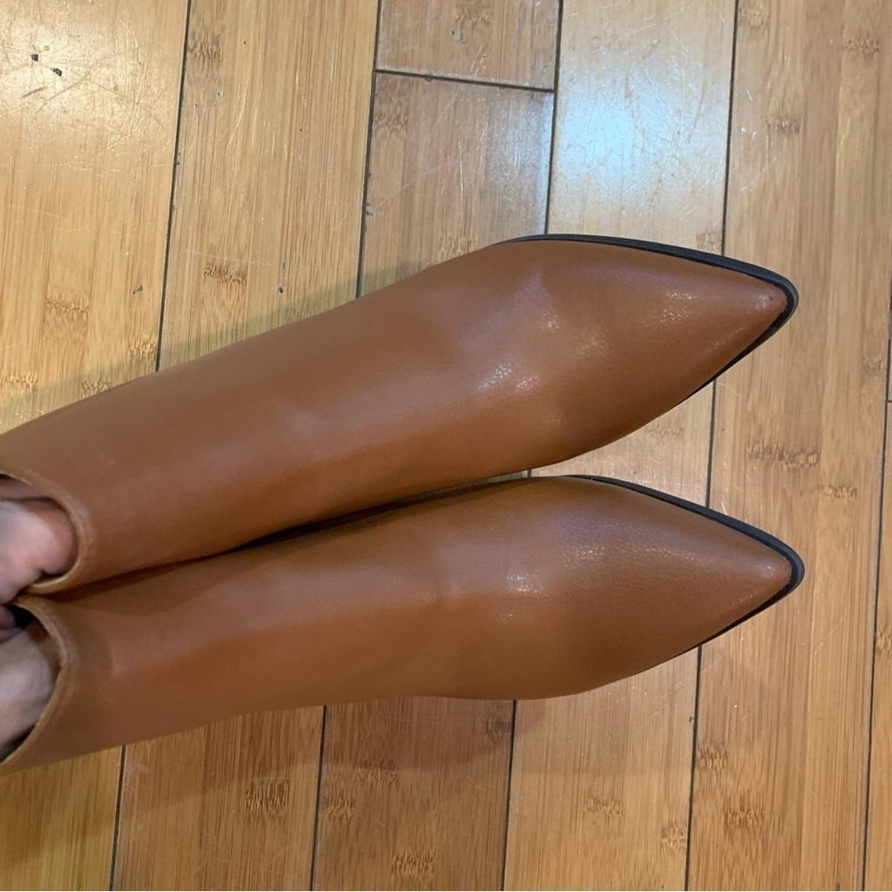 Paolo Sadie Block Heel Boot In Cognac - image 6